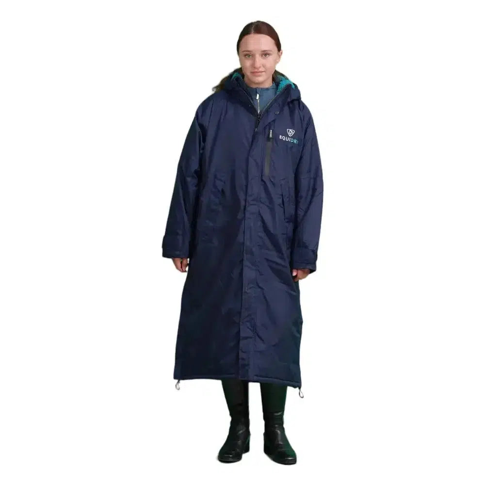 Equidry All Rounder Evolution Navy And Turquoise Xxs Outdoor Coats & Jackets Barnstaple Equestrian Supplies