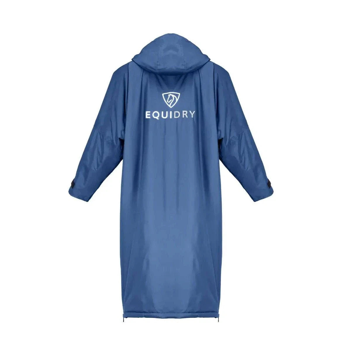 Equidry All Rounder Original Ink Blue and Grey Fleece Hood  Outdoor Coats & Jackets -  Barnstaple Equestrian Supplies