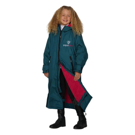 Equidry All Rounder Original Teal and Peacock Pink Age-9-12 Outdoor Coats & Jackets -  Barnstaple Equestrian Supplies