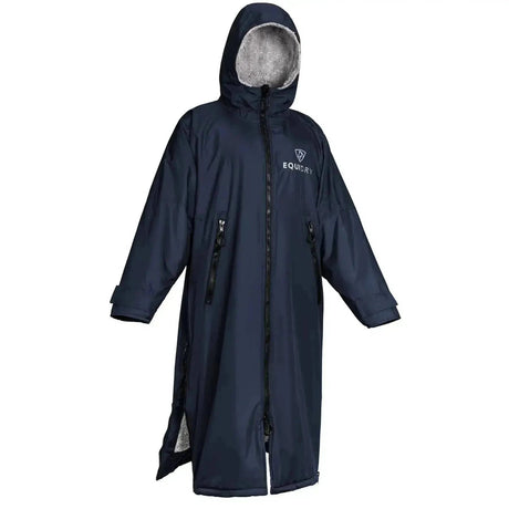 Equidry All Rounder Waterproof Equestrian Coats Navy and Grey Outdoor Coats & Jackets Small Barnstaple Equestrian Supplies