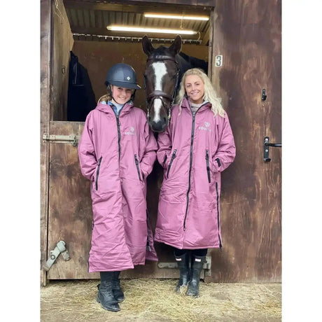 Equidry All Rounder Waterproof Equestrian Coats Valerian and Grey Outdoor Coats & Jackets Age 3 - 5 Barnstaple Equestrian Supplies