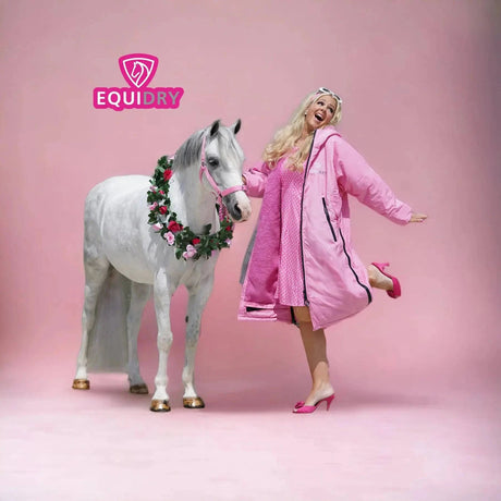 Equidry All Rounder Waterproof Over Coat Penelope Pink / Pink  - Barnstaple Equestrian Supplies