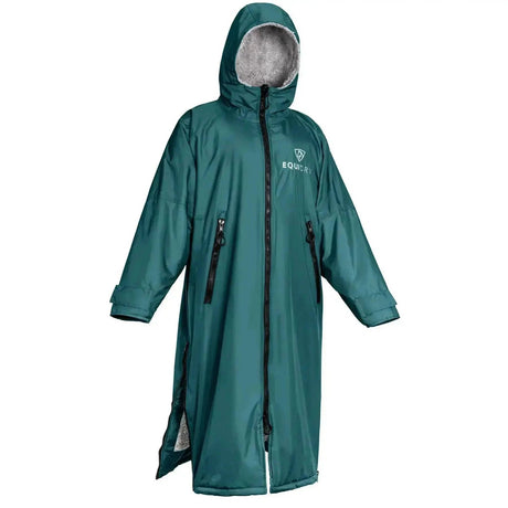 Equidry All Rounder Waterproof Over Coat Teal / Grey Outdoor Coats & Jackets Small Barnstaple Equestrian Supplies