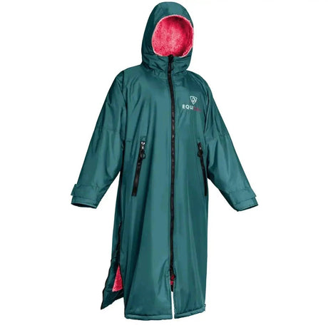 Equidry All Rounder Waterproof Riding Over Coat Teal / Raspberry Outdoor Coats & Jackets Small Barnstaple Equestrian Supplies