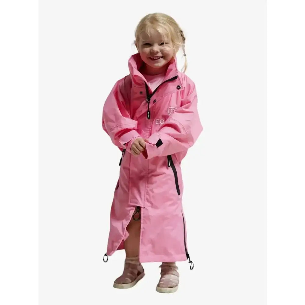 Equidry EQUIMAC Waterproof Riding Jacket Penelope Pink / Pink Age 3 - 5 Outdoor Coats & Jackets Barnstaple Equestrian Supplies