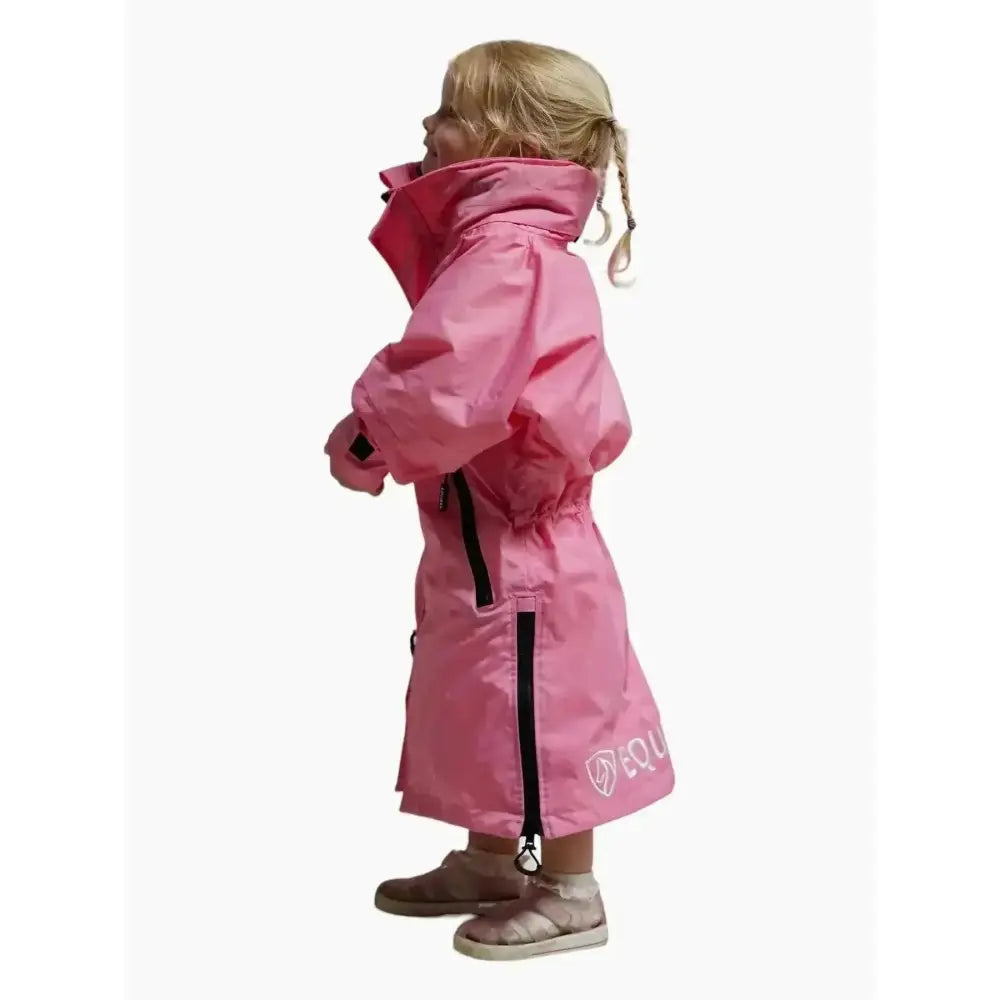 Equidry EQUIMAC Waterproof Riding Jacket Penelope Pink / Pink Age 3 - 5 Outdoor Coats & Jackets