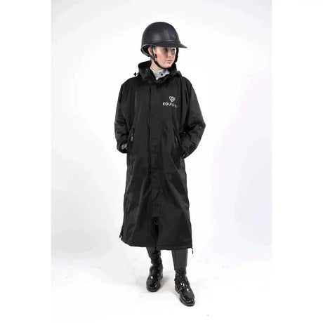Equidry Pro Ride Lite Waterproof Riding Coat Black Outdoor Coats & Jackets Age 3 - 5 Barnstaple Equestrian Supplies
