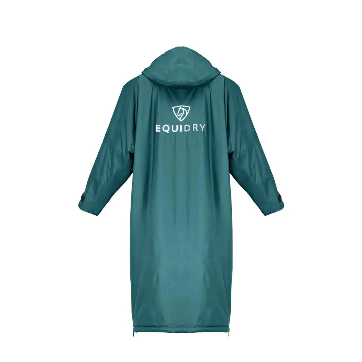 Equidry PRO RIDE Waterproof Riding Over Coats Teal Outer / Grey Fleece Lining Outdoor Coats & Jackets Age 3 - 5 Barnstaple Equestrian Supplies
