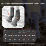 Navy equilibrium equi-chaps close contact chaps with padded design reinforced stitching and adjustable straps for mud fever prevention