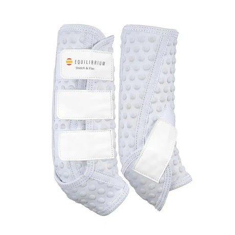 Equilibrium Stretch & Flex Training Wraps White Large White Barnstaple Equestrian Supplies