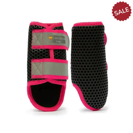 Equilibrium Tri-Zone Brushing Boots Black/Fluorescent Pink Large Black/Fluorescent Pink Brushing Boots
