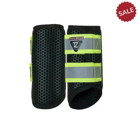 Equilibrium Tri-Zone Brushing Boots Black/Fluorescent Yellow Large Black/Fluorescent Yellow Brushing Boots
