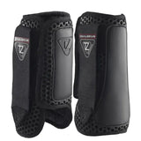 Equilibrium Tri-Zone Impact Sports Boots Black Front Large Black Cross Country Boots