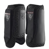Equilibrium Tri-Zone Impact Sports Boots Black Front Large Black Cross Country Boots