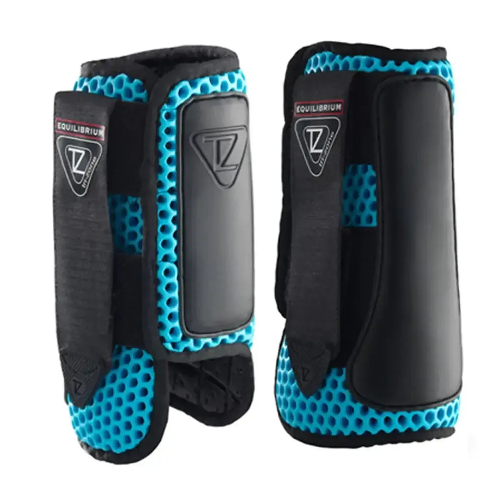 Equilibrium Tri-Zone Impact Sports Boots Blue Front Large Blue Cross Country Boots