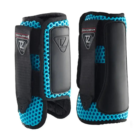 Equilibrium Tri-Zone Impact Sports Boots Blue Front Large Blue Cross Country Boots