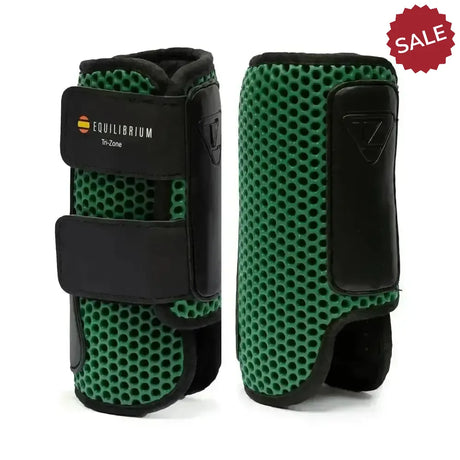 Equilibrium Tri-Zone Impact Sports Boots Hunter Green Front Large Hunter Green Cross Country Boots