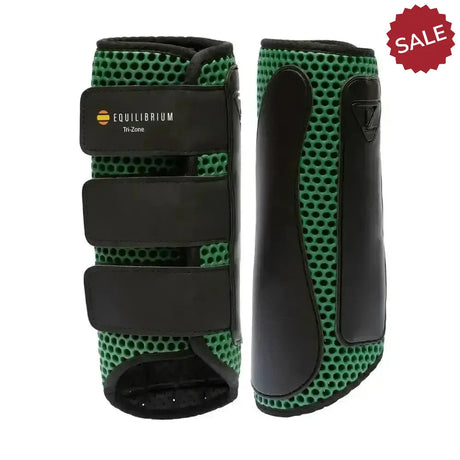 Equilibrium Tri-Zone Impact Sports Boots Hunter Green Hind Large Hunter Green Cross Country Boots