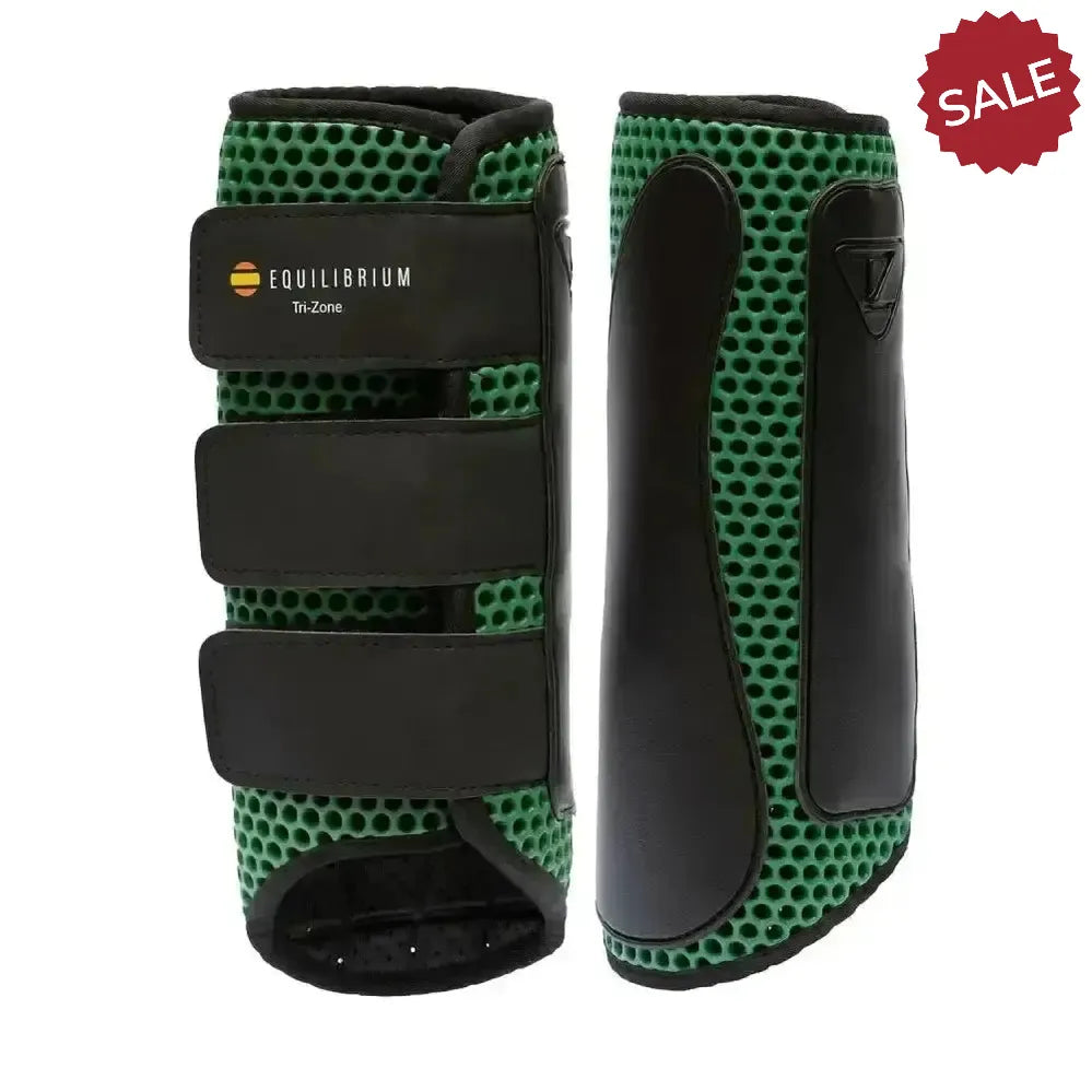 Equilibrium Tri-Zone Impact Sports Boots Hunter Green Hind Large Hunter Green Cross Country Boots