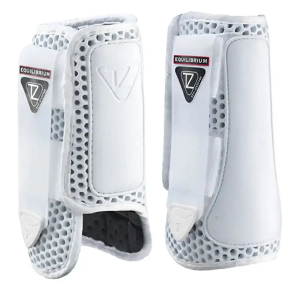 Equilibrium Tri-Zone Impact Sports Boots White Front Large White Cross Country Boots