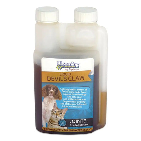 Equimins Blooming Pet Liquid Devils Claw 250ml Pet Supplements Barnstaple Equestrian Supplies