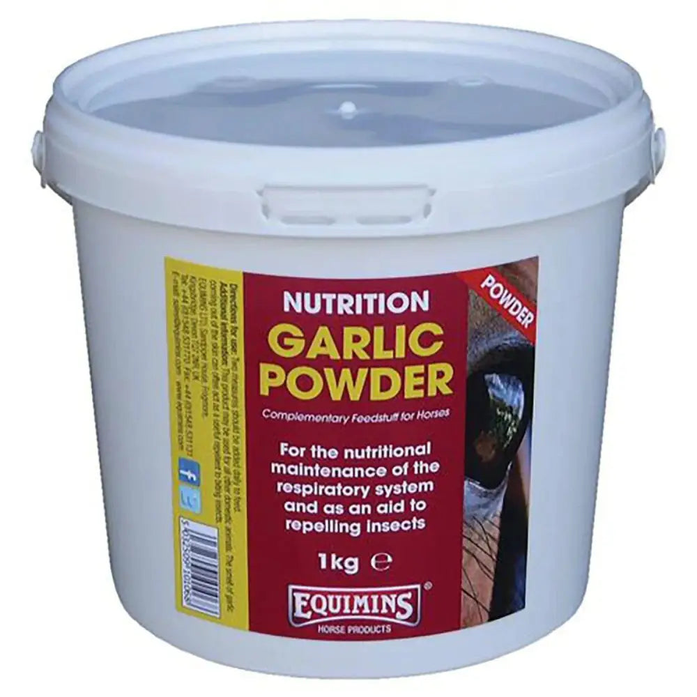 Equimins Garlic Powder 500g Horse Supplements Barnstaple Equestrian Supplies