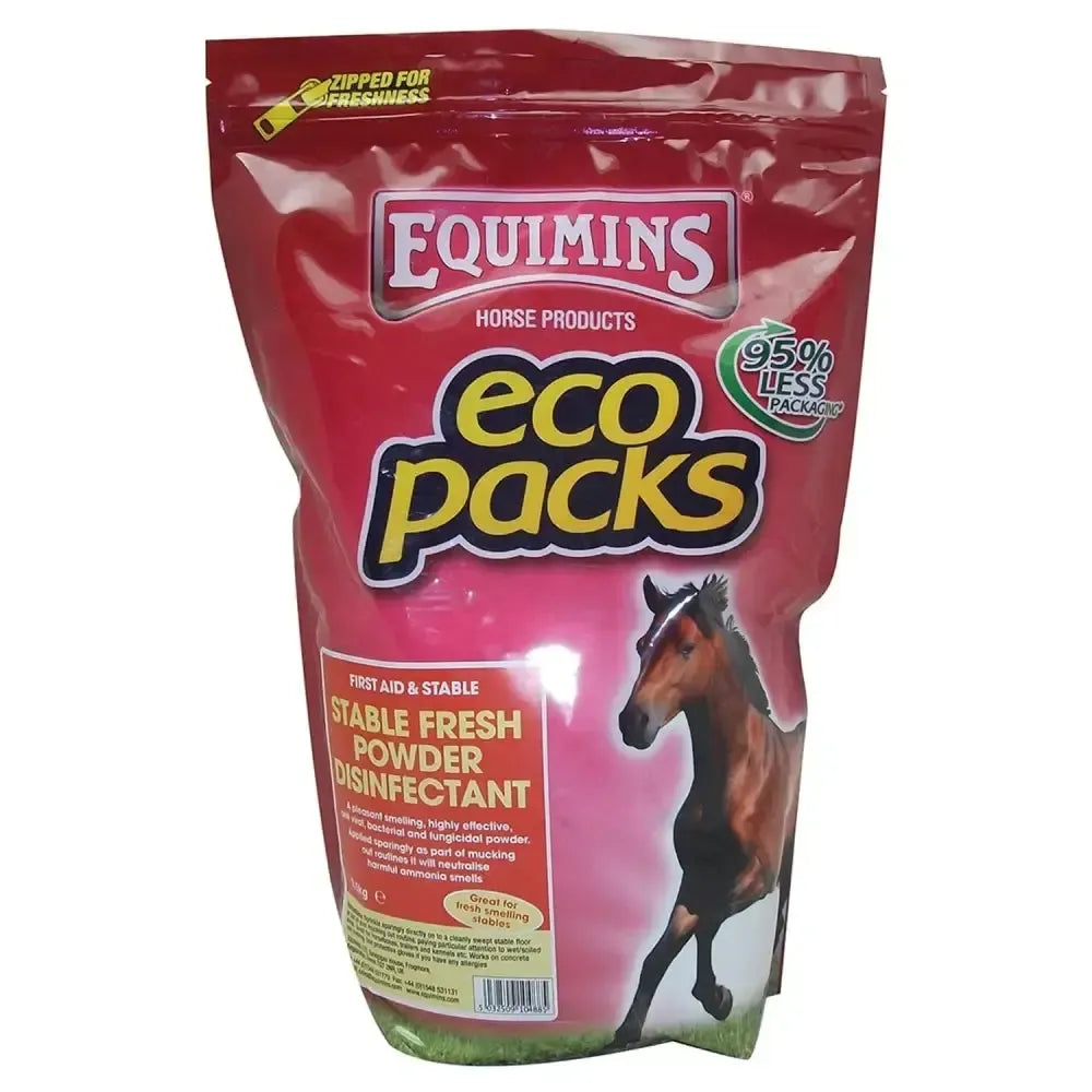 Equimins Stable Disinfectant Fresh Dry Bed Disinfectant Powder 2.5Kg Refill Veterinary