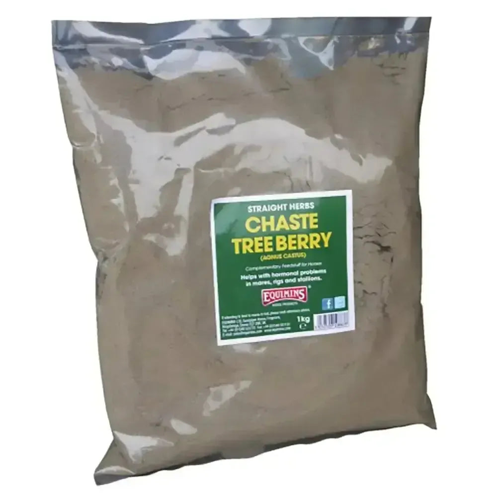 Equimins Straight Herbs Chaste Tree Berry Herb (Agnus Castus) Horse Supplement Horse Supplements