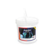 White plastic container of Equine America Cushins cushing’s pellets for hormone balance and pituitary gland support