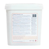 White plastic container of equine america turmeric extra ready to use with a label and barcode visible