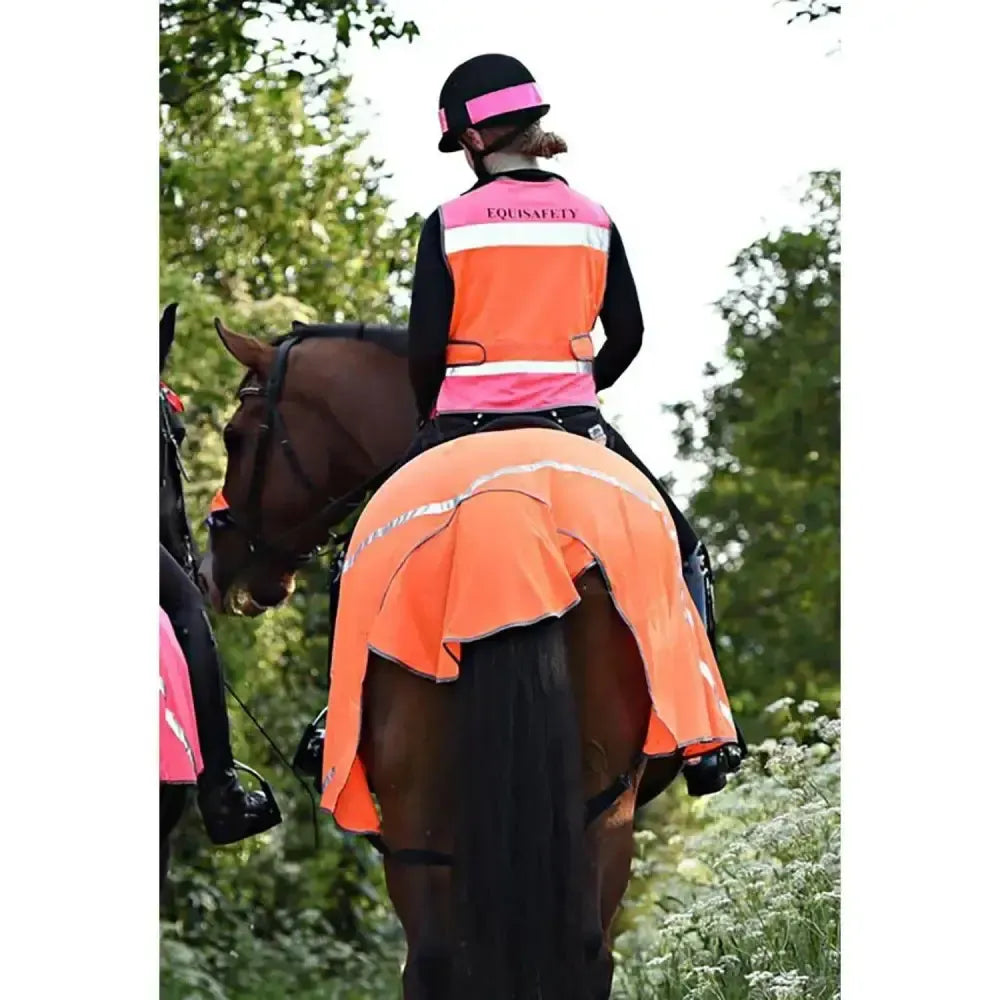 Equisafety Breathable Mesh Fly Quarter Sheets Yellow X Small Pony Ride On Fly Rugs