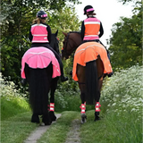 Equisafety Breathable Mesh Fly Quarter Sheets Orange X Small Pony Ride On Fly Rugs