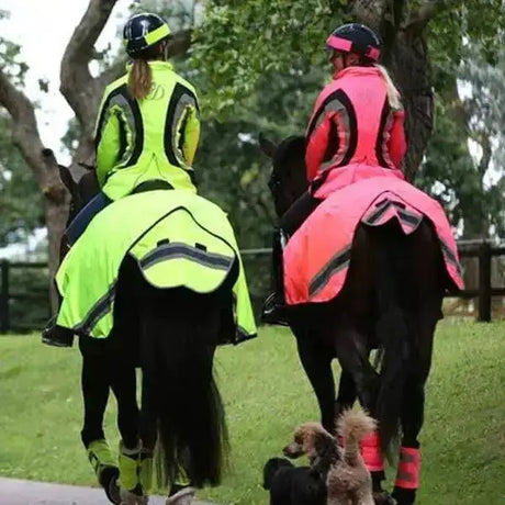 Equisafety Charlotte Dujardin Cadence Reflective Hi Viz Riding Jackets Pink Medium Hi-Vis Barnstaple Equestrian Supplies