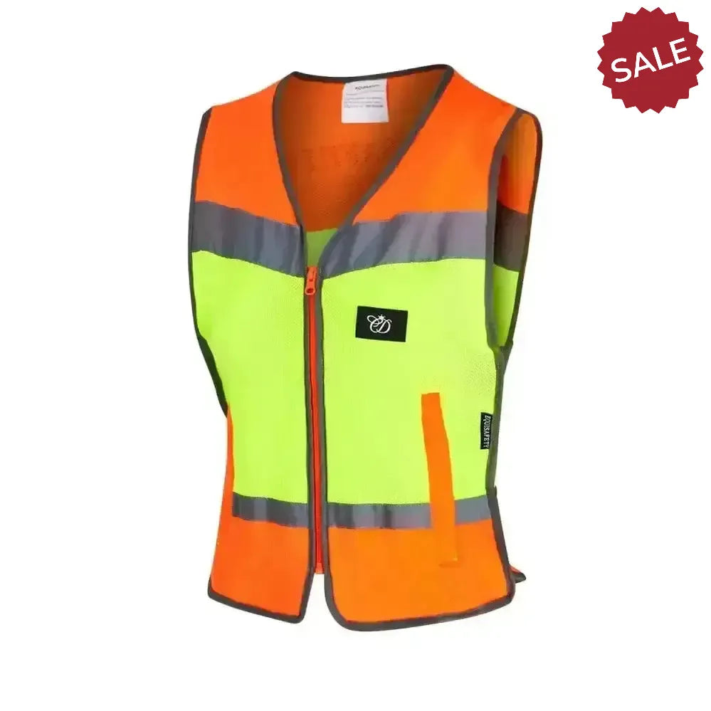 Equisafety Childrens Hi-Vis Waistcoats Multi-Coloured Pink / Orange Child - 4 - 8 Years Waistcoats