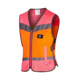 Equisafety Hi Viz Multi Colour Waistcoats Pink / Orange Small Waistcoats