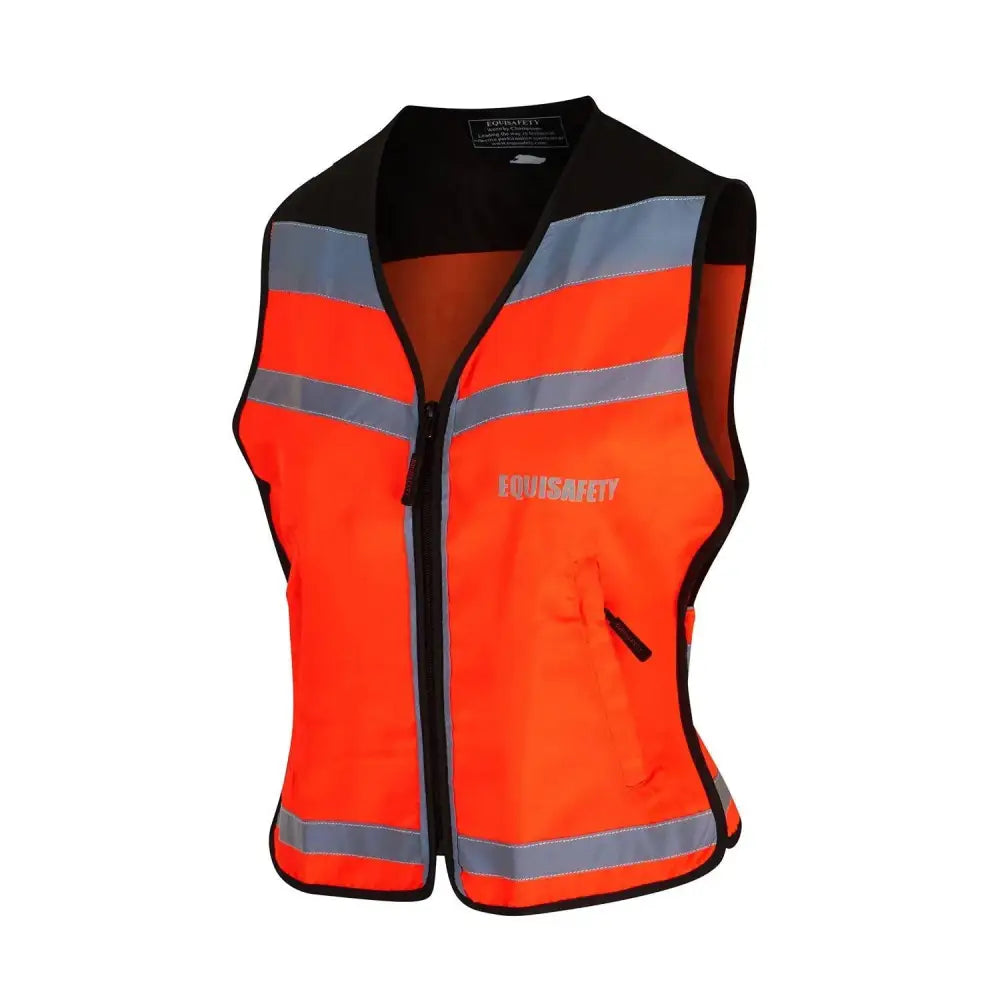 Equisafety Hi Viz Waistcoats Pass Wide & Slowly For Air Jackets Pink Small Hi-Vis Barnstaple Equestrian Supplies