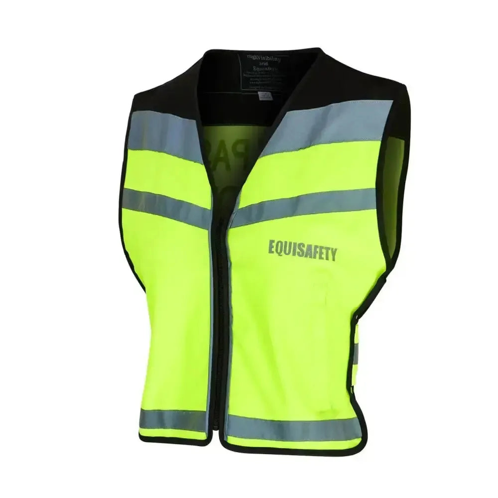 Equisafety Hi Viz Waistcoats Pass Wide & Slowly For Air Jackets Pink Small Waistcoats