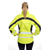 Equisafety Lightweight Waterproof Hi Viz Riding Jackets Yellow X Small Hi-Vis Barnstaple Equestrian Supplies