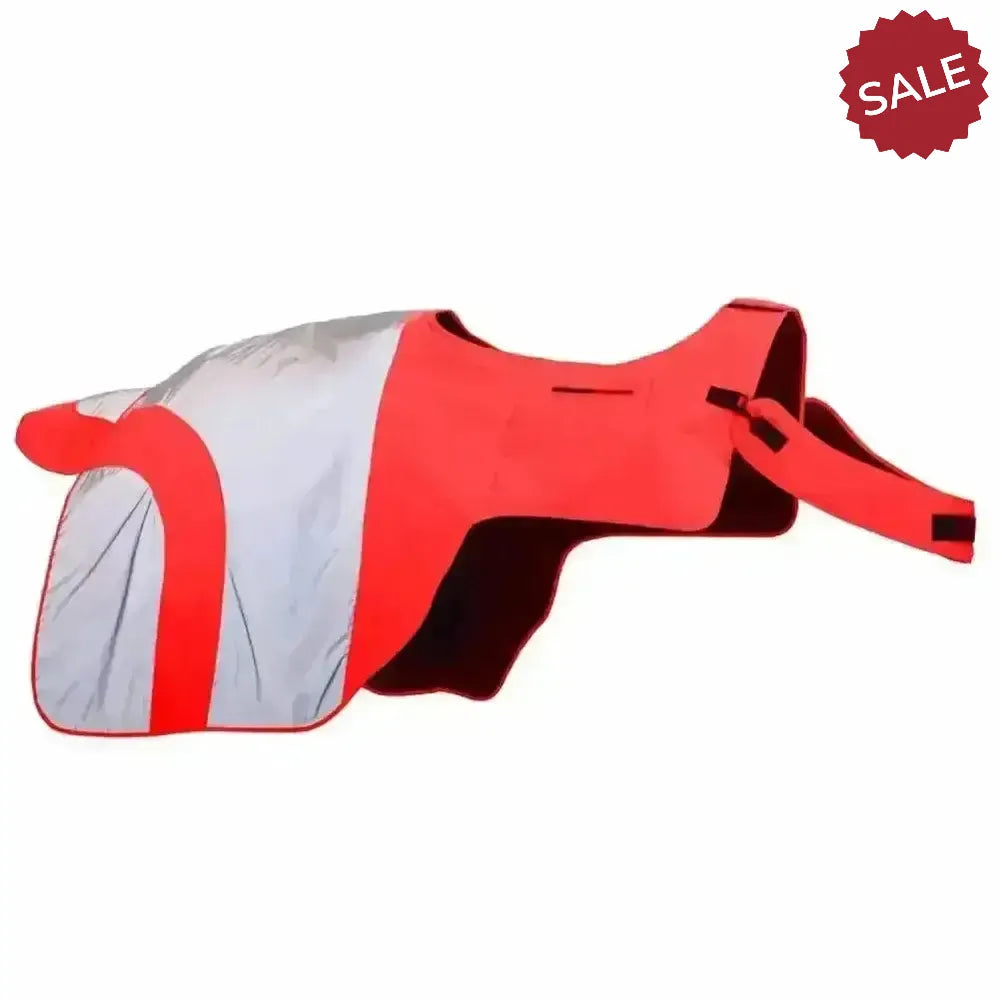 Equisafety Mercury Hi Viz Waterproof Exercise Sheets Orange Pony Outdoor Coats