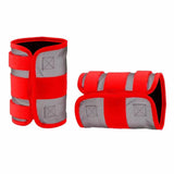 Equisafety Mercury Reflective Leg Wraps Hi-Vis Horse Boots Orange Hi-Vis Barnstaple Equestrian Supplies