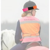 Equisafety Multi-Coloured Hatband Pink/Orange Riding Hat Bands