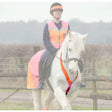 Equisafety Multi-Coloured Neckband Pink/Orange Riding Hat Bands Barnstaple Equestrian Supplies