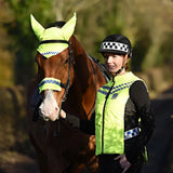 Equisafety Polite Hat Band Blue One Size Hi-Vis Barnstaple Equestrian Supplies