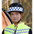 Equisafety Polite Hat Band Blue One Size Hi-Vis Barnstaple Equestrian Supplies