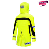 Equisafety Polite Hi Vis Winter Inverno Equestrian Jacket Childs 5 - 7 Years Hi-Vis Barnstaple Equestrian Supplies