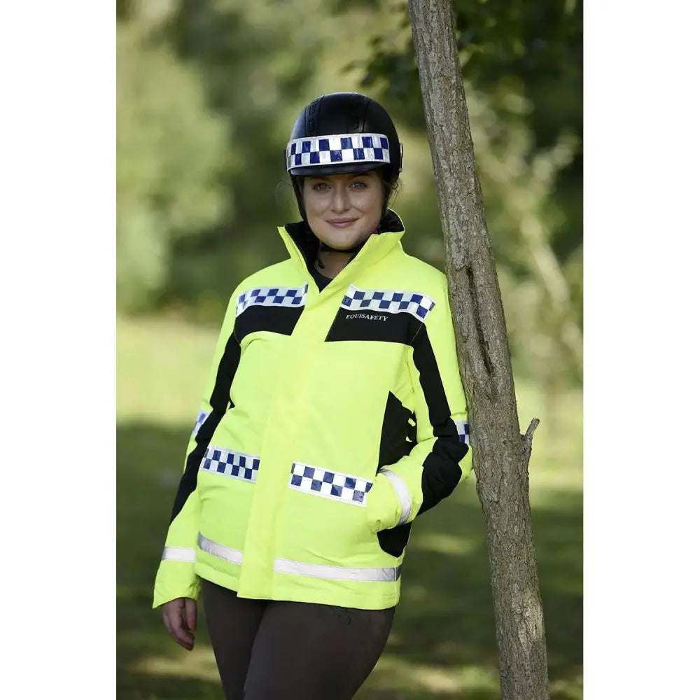 Equisafety Polite Hi Vis Winter Inverno Equestrian Jacket Small Hi-Vis Barnstaple Equestrian Supplies