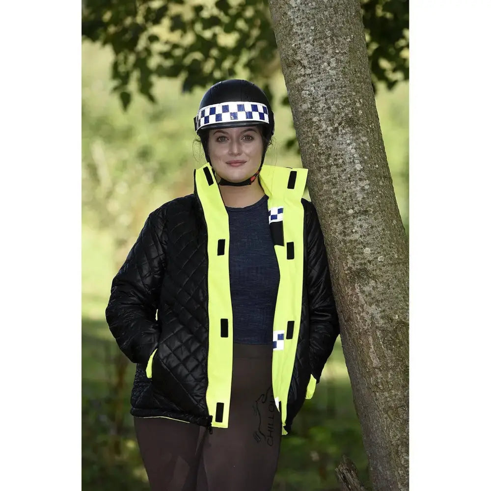 Equisafety Polite Hi Vis Winter Inverno Equestrian Jacket Small Hi-Vis Barnstaple Equestrian Supplies