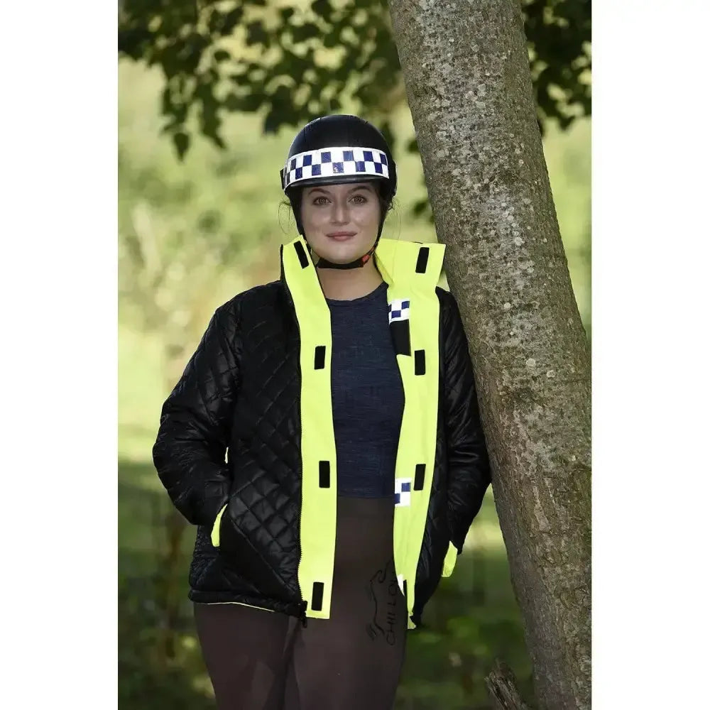 Equisafety Polite Hi Vis Winter Inverno Equestrian Jacket X Small Outdoor Coats & Jackets