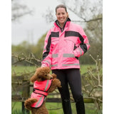 Equisafety Winter Inverno Reflective Hi Viz Riding Jackets Pink X Large Outdoor Coats & Jackets