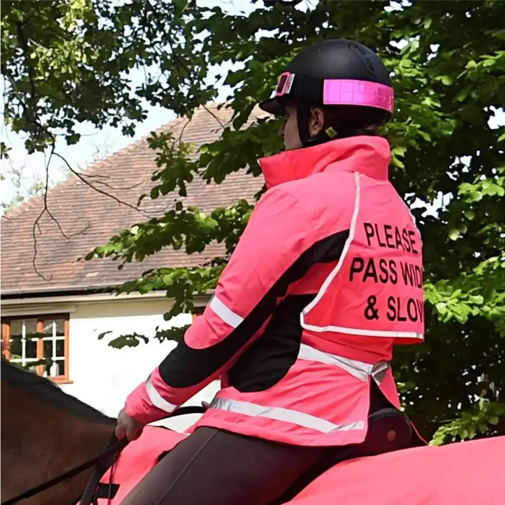 Equisafety Winter Inverno Reflective Hi Viz Riding Jackets Pink X Large Outdoor Coats & Jackets